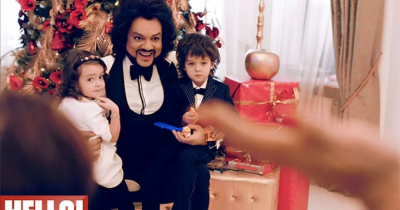 Филипп Киркоров впервые продемонстрировал своих детей публике